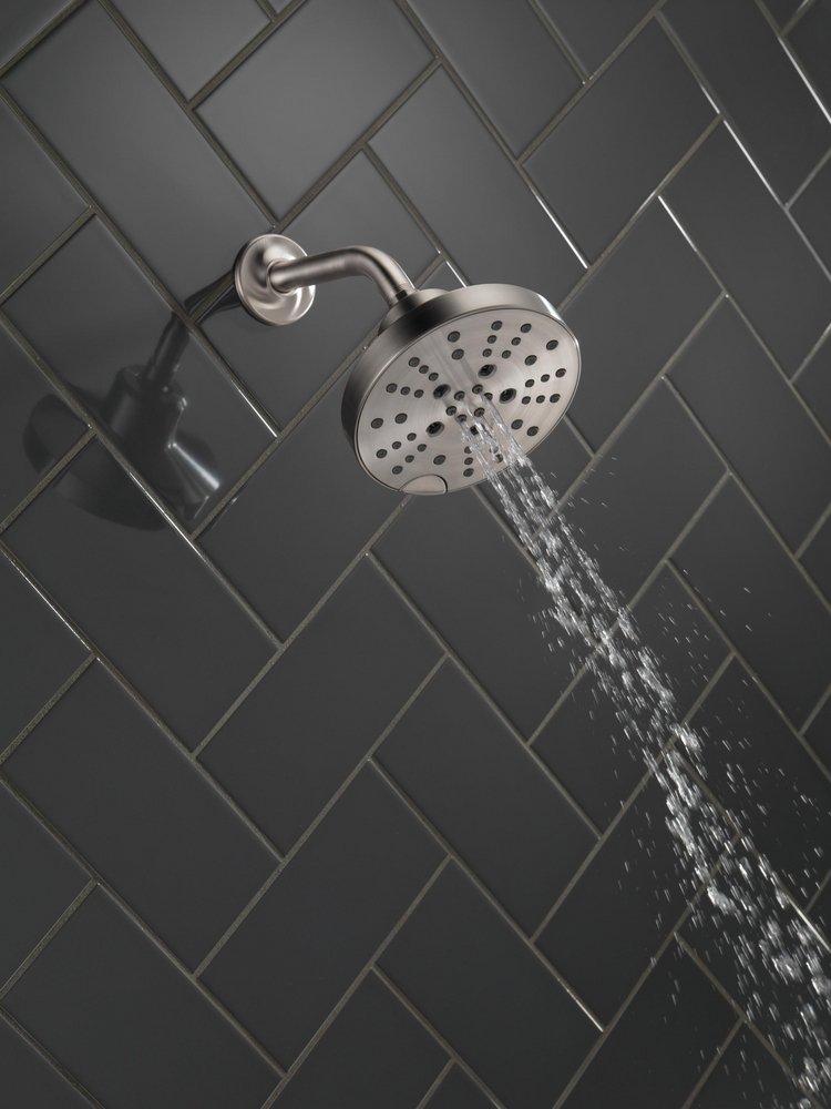 Delta Faucet Lumicoat Stainless Multi Function Showerhead 