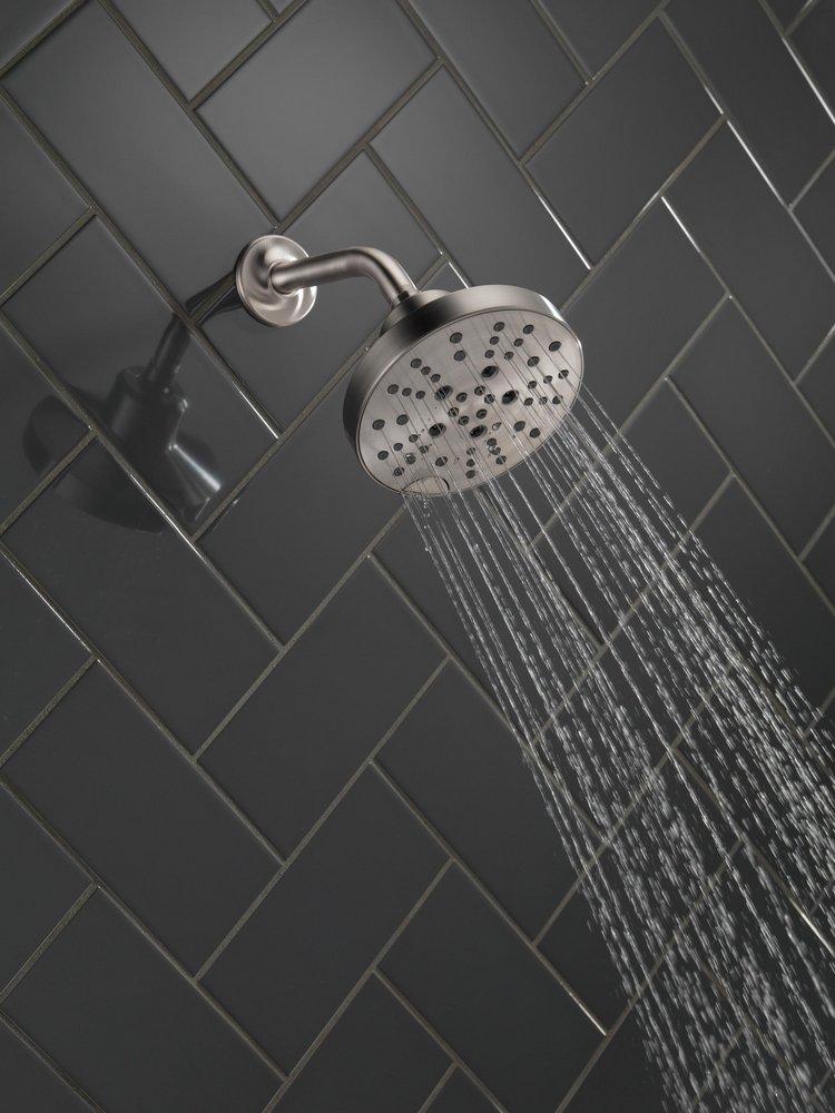 Delta Faucet Lumicoat Stainless Multi Function Showerhead 