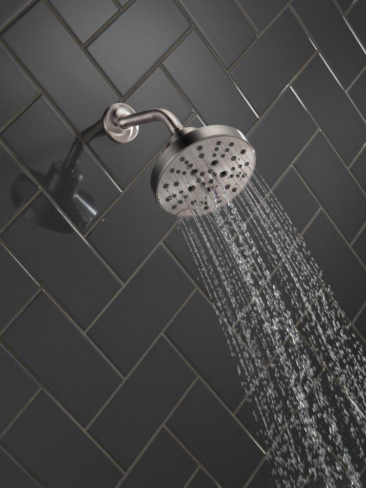 Delta Faucet Lumicoat Stainless Multi Function Showerhead 
