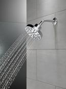 Delta Faucet Lumicoat&trade; Chrome H2Okinetic&reg; Spray, Full Body, Full Spray w/ Massage, Massage and Pause Showerhead 