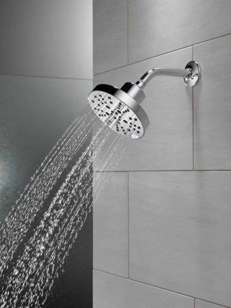 Delta Faucet Lumicoat Chrome Multi Function Showerhead 