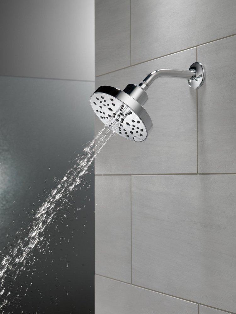 Delta Faucet Lumicoat Chrome Multi Function Showerhead 