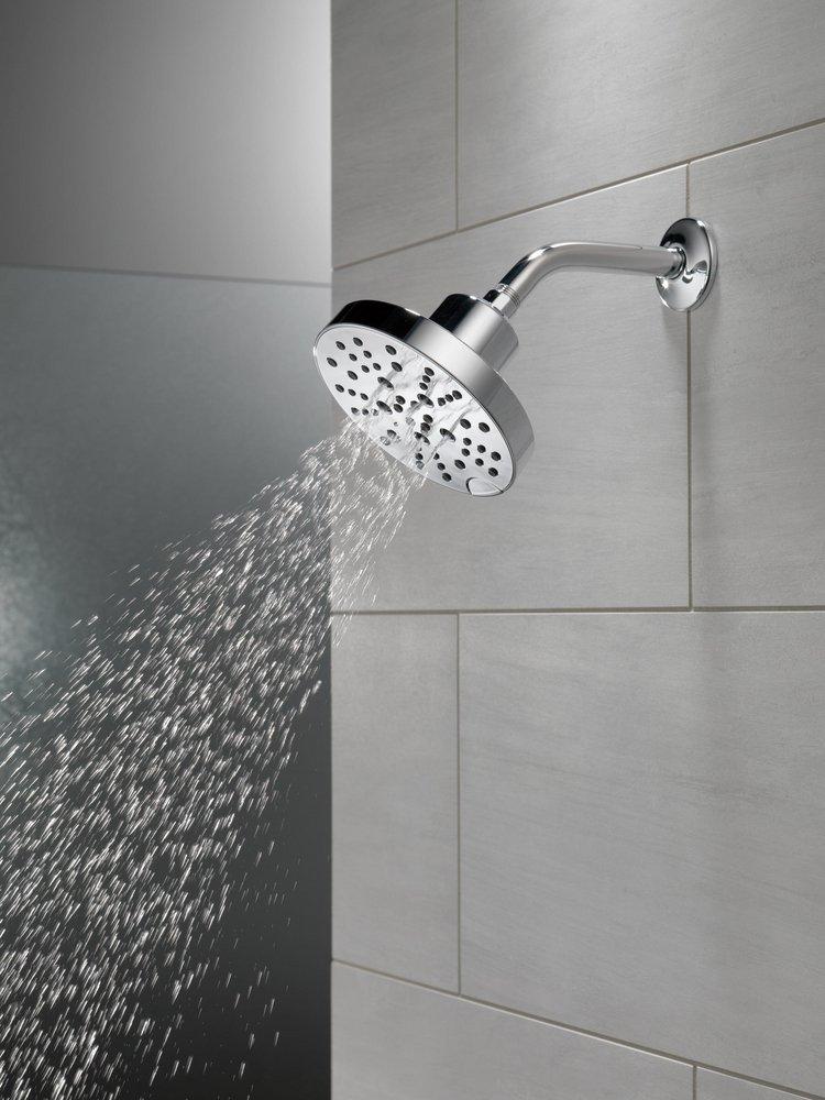 Delta Faucet Lumicoat Chrome Multi Function Showerhead 