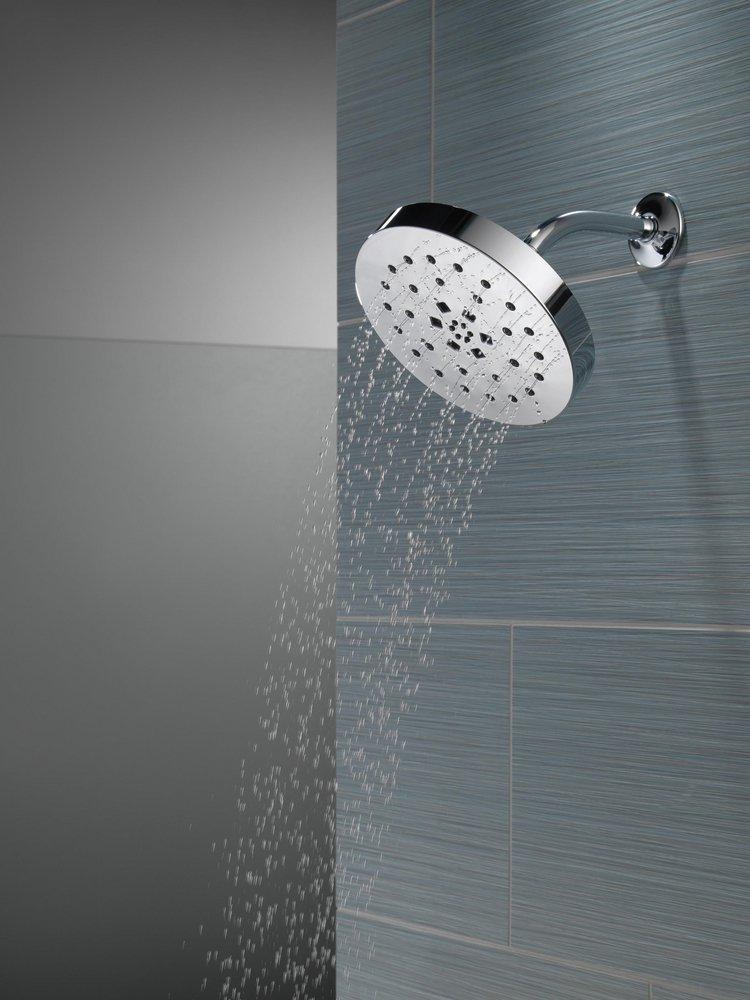 Delta Faucet Lumicoat Chrome Multi Function Showerhead 