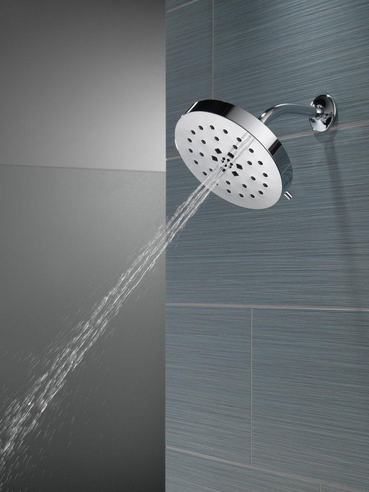 Delta Faucet Lumicoat Chrome Multi Function Showerhead 