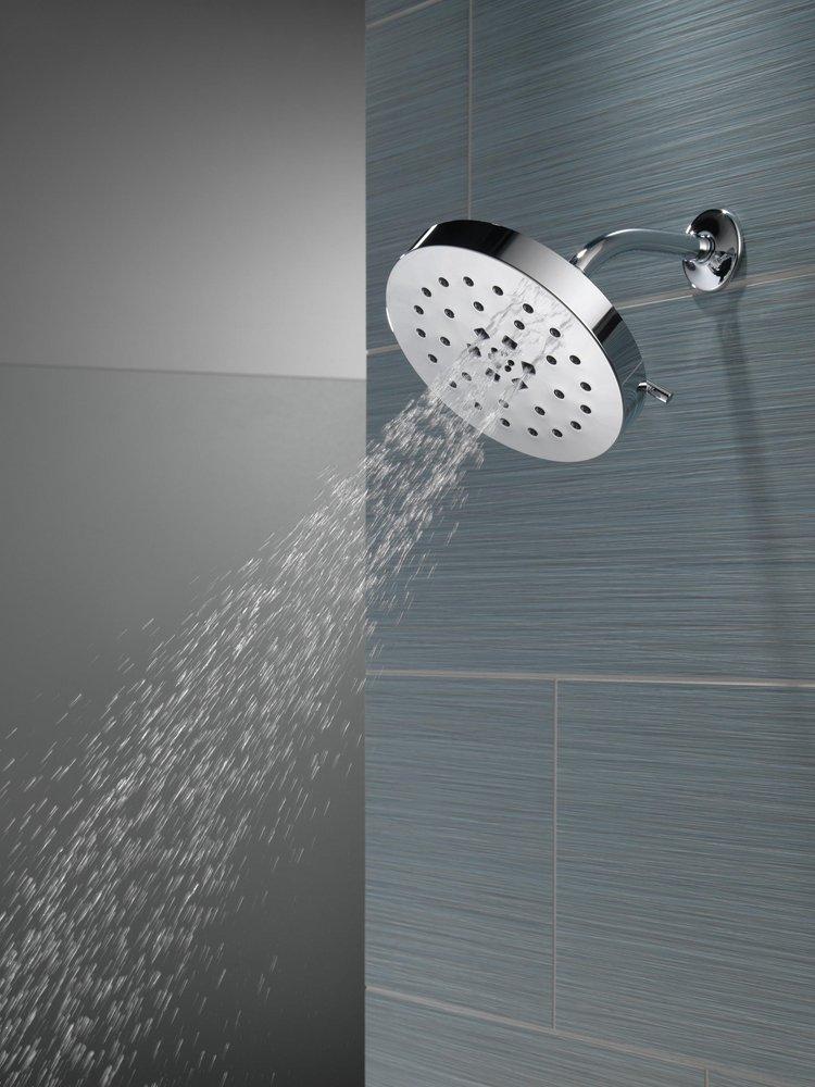 Delta Faucet Lumicoat Chrome Multi Function Showerhead 