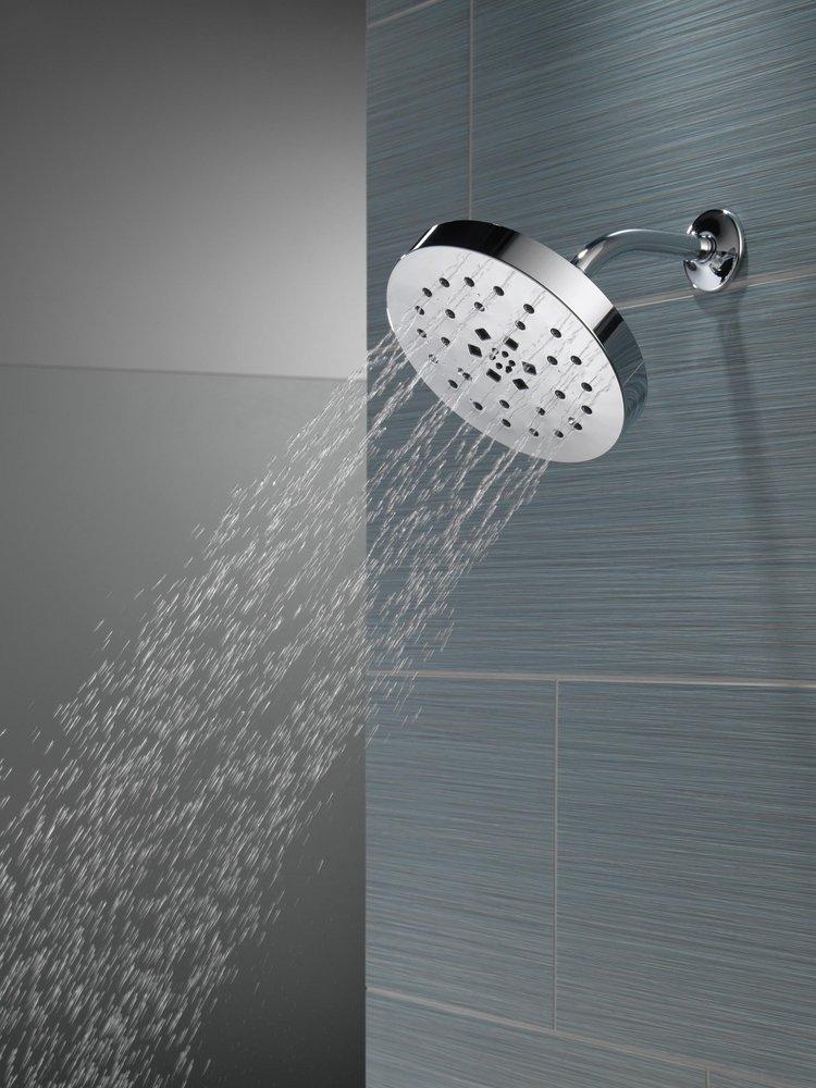 Delta Faucet Lumicoat Chrome Multi Function Showerhead 
