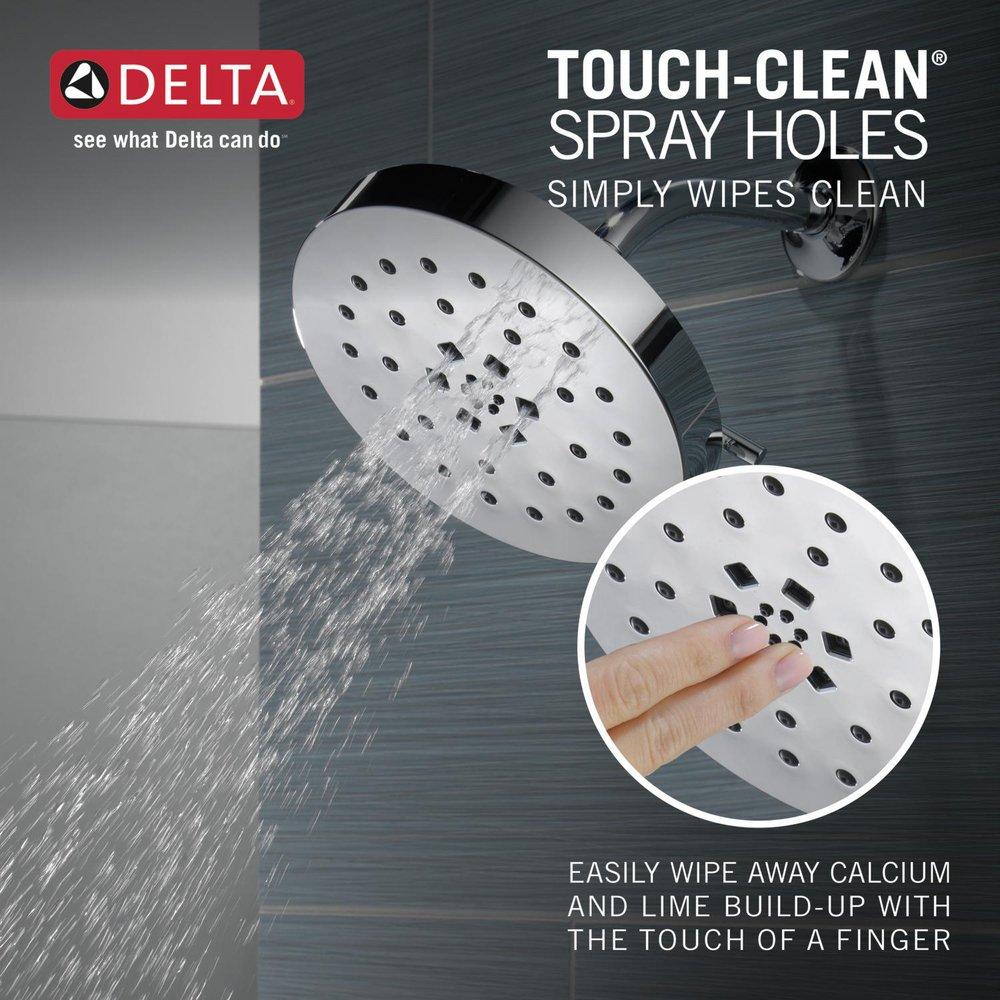 Delta Faucet Lumicoat Chrome Multi Function Showerhead 