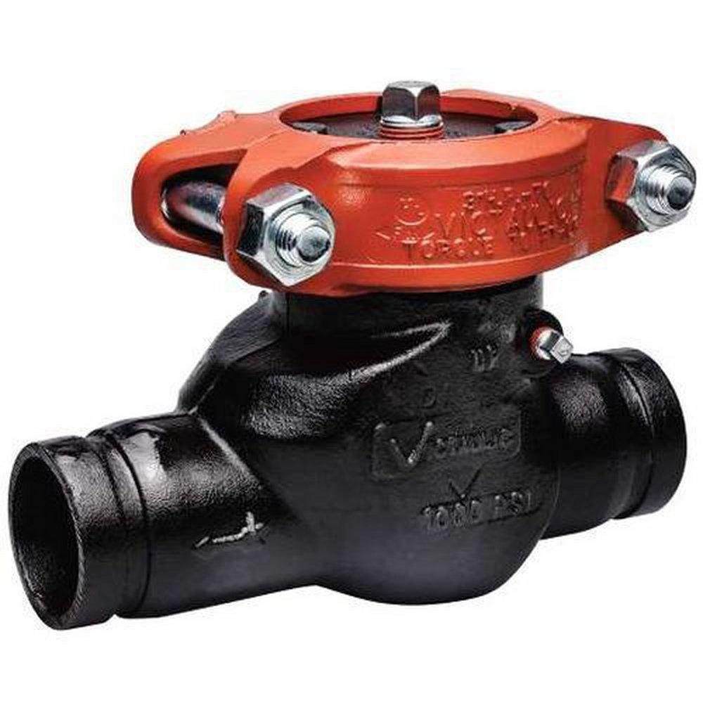 Victaulic Black Ductile Iron Grooved Swing Check Valve 
