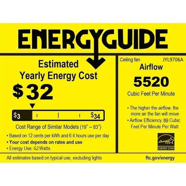 MANDY 52 3-LIGHT CRYSTAL PRISM DRUM LED CEILING FAN WITH REMOTE CHROME BY JONATHAN Y 