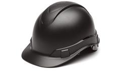Plastic Hard Hat in Graphite Matte Black