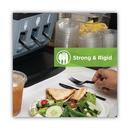 Heavy Weight Black Plastic Forks Refill Packs for Ultra&reg; Smartstock&reg; (960 Per Case) 