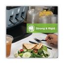 Heavy Weight Black Plastic Forks Refill Packs for Ultra&reg; Smartstock&reg; (960 Per Case) 