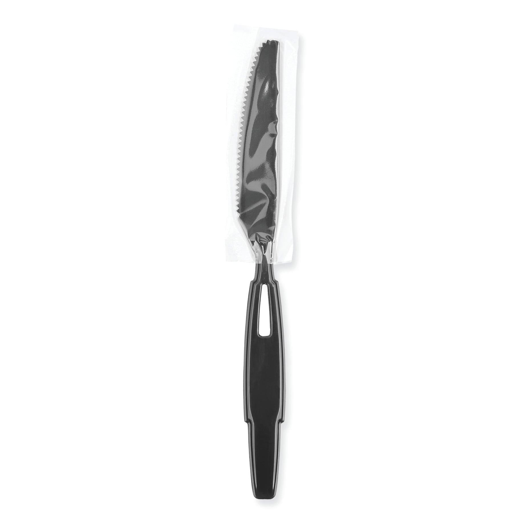 Heavy Weight Black Plastic Knives Refill Packs for Ultra&reg; Smartstock&reg; (960 Per Case) 