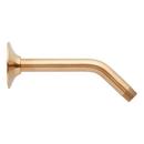 8 in. Standard Wall Mount Shower Arm & Flange in Brushed Gold