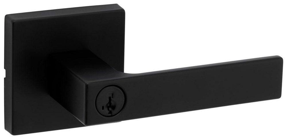 Kwikset Matte Black Keyed Lever 