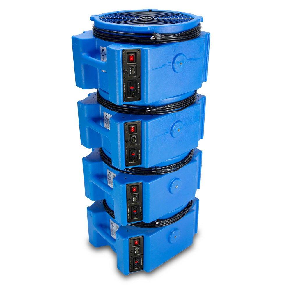 2.8A 3320 CFM Axial Air Mover in Blue 
