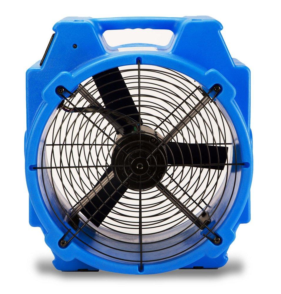 2.8A 3320 CFM Axial Air Mover in Blue 