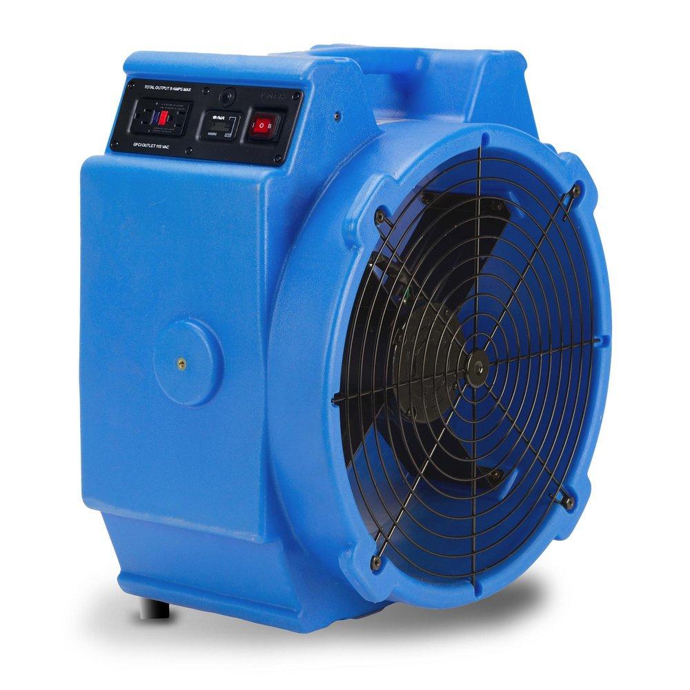 2.8A 3320 CFM Axial Air Mover in Blue 