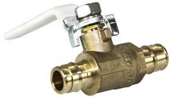 1/2 in. Pex Brass Full Port Ball Valve