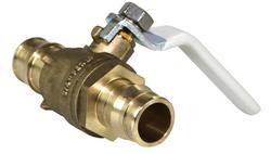 3/4 in. Pex Brass Full Port Ball Valve
