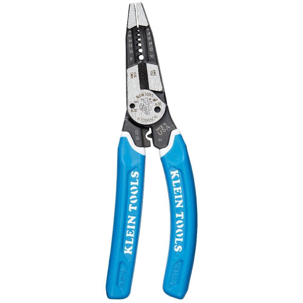 8-20 AWG Heavy-Duty Wire Stripper, Cutter, Crimper Multi Tool 