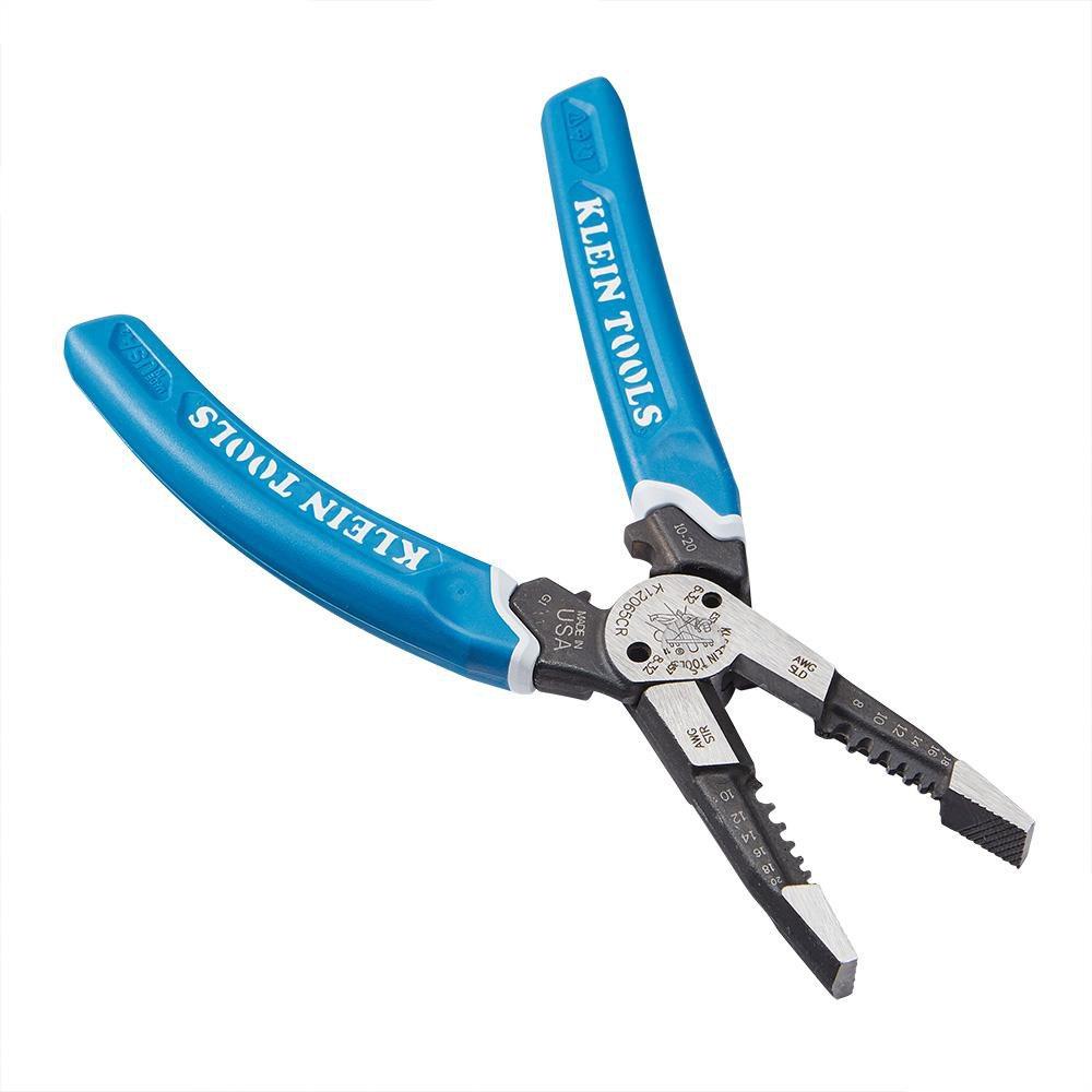8-20 AWG Heavy-Duty Wire Stripper, Cutter, Crimper Multi Tool 