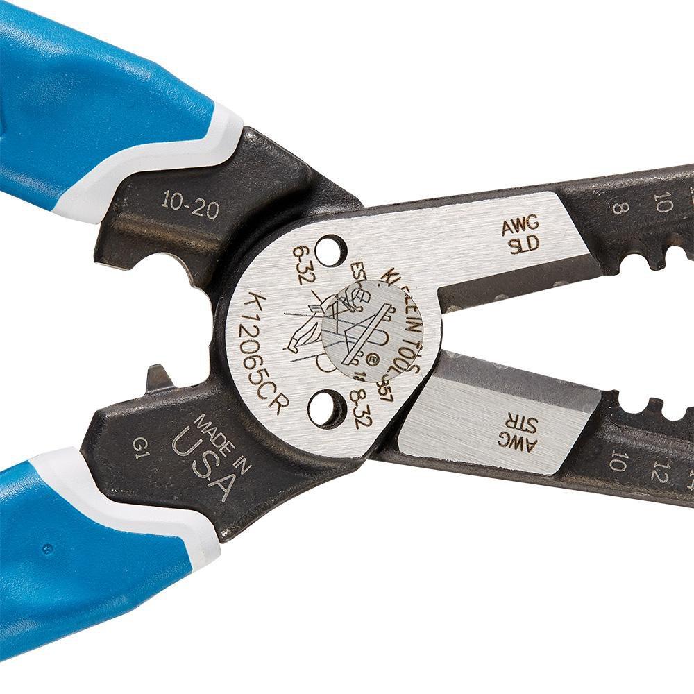 8-20 AWG Heavy-Duty Wire Stripper, Cutter, Crimper Multi Tool 