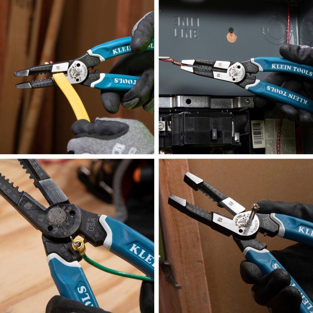 8-20 AWG Heavy-Duty Wire Stripper, Cutter, Crimper Multi Tool 