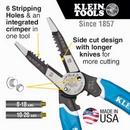 8-20 AWG Heavy-Duty Wire Stripper, Cutter, Crimper Multi Tool 