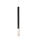 5W 1-Light Integrated LED Pendant Light in Black