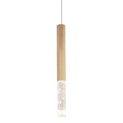 5W 1-Light Integrated LED Pendant Light in Gold