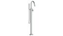 Watermark Designs Satin Nickel Floor Mount Filler 