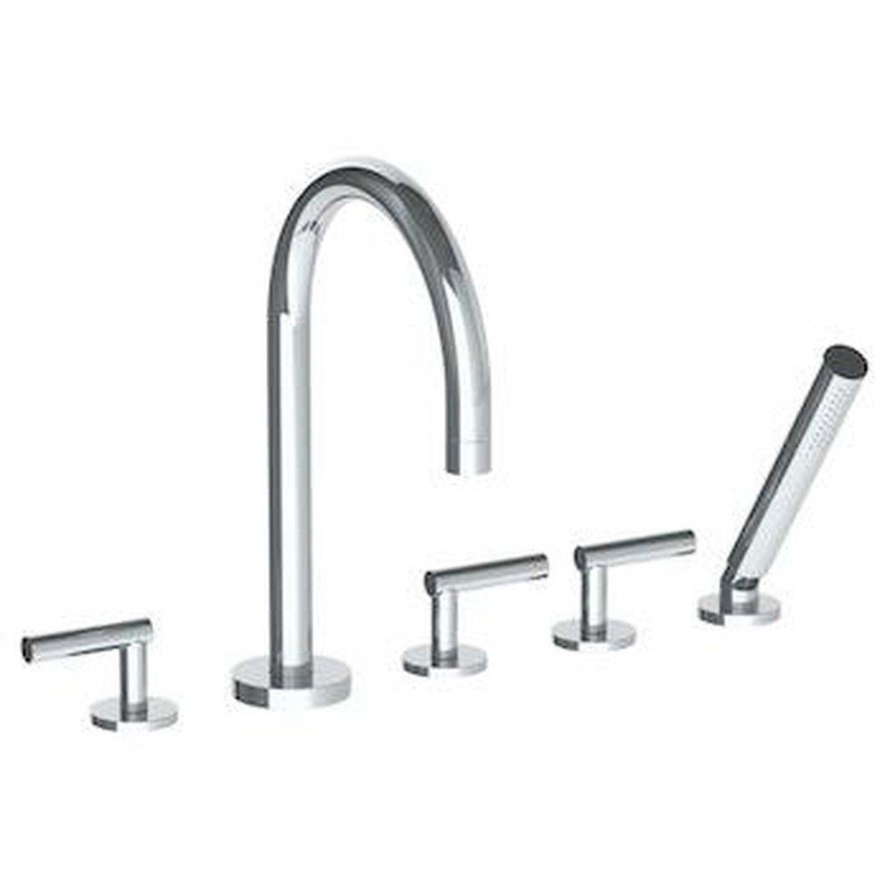 Watermark Designs Polished Nickel Three Handle Roman Tub Faucet 