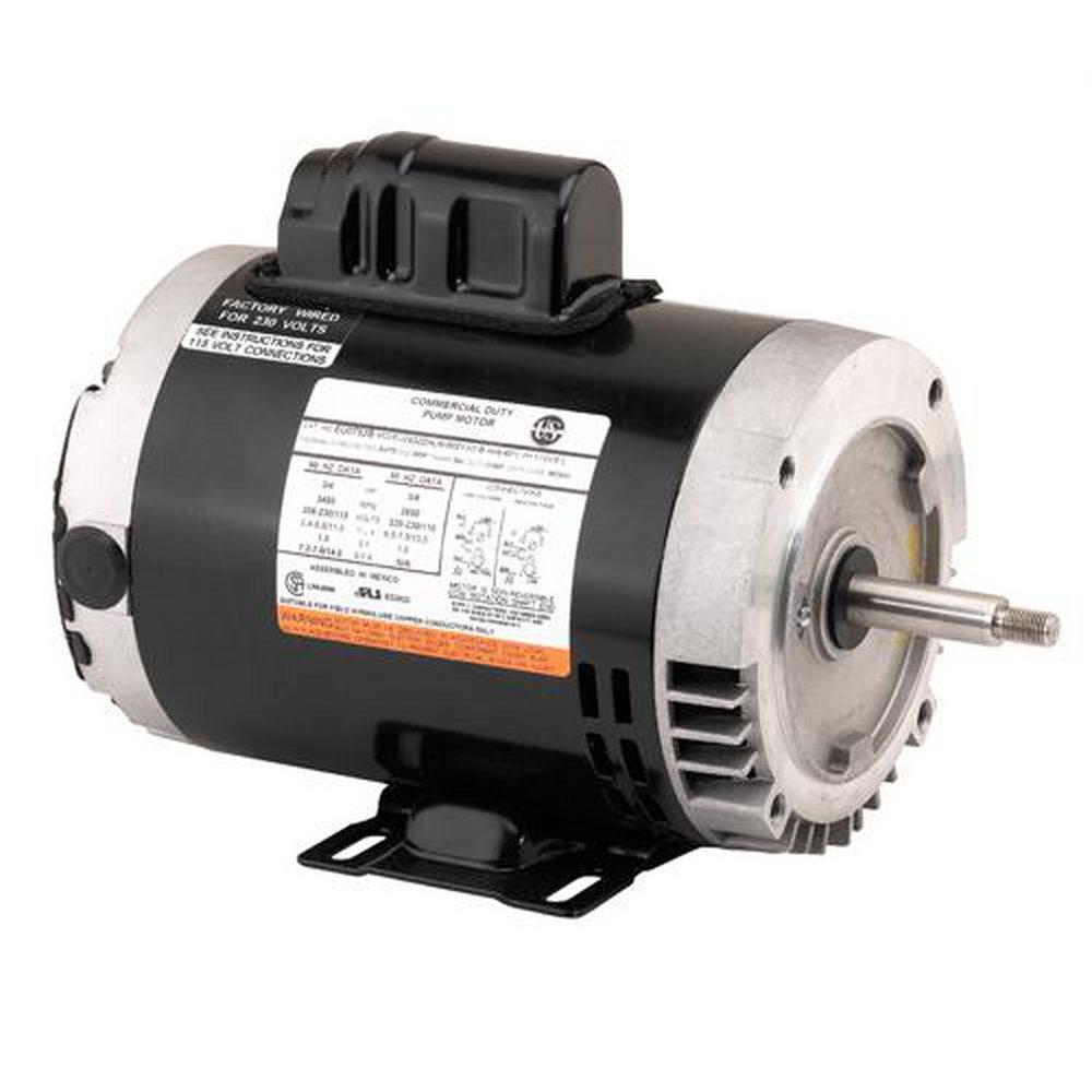 1/2 HP 3450 & 2850 RPM EU0502 115/208-230 & 110/220 V 60 & 50 HZ 56J 