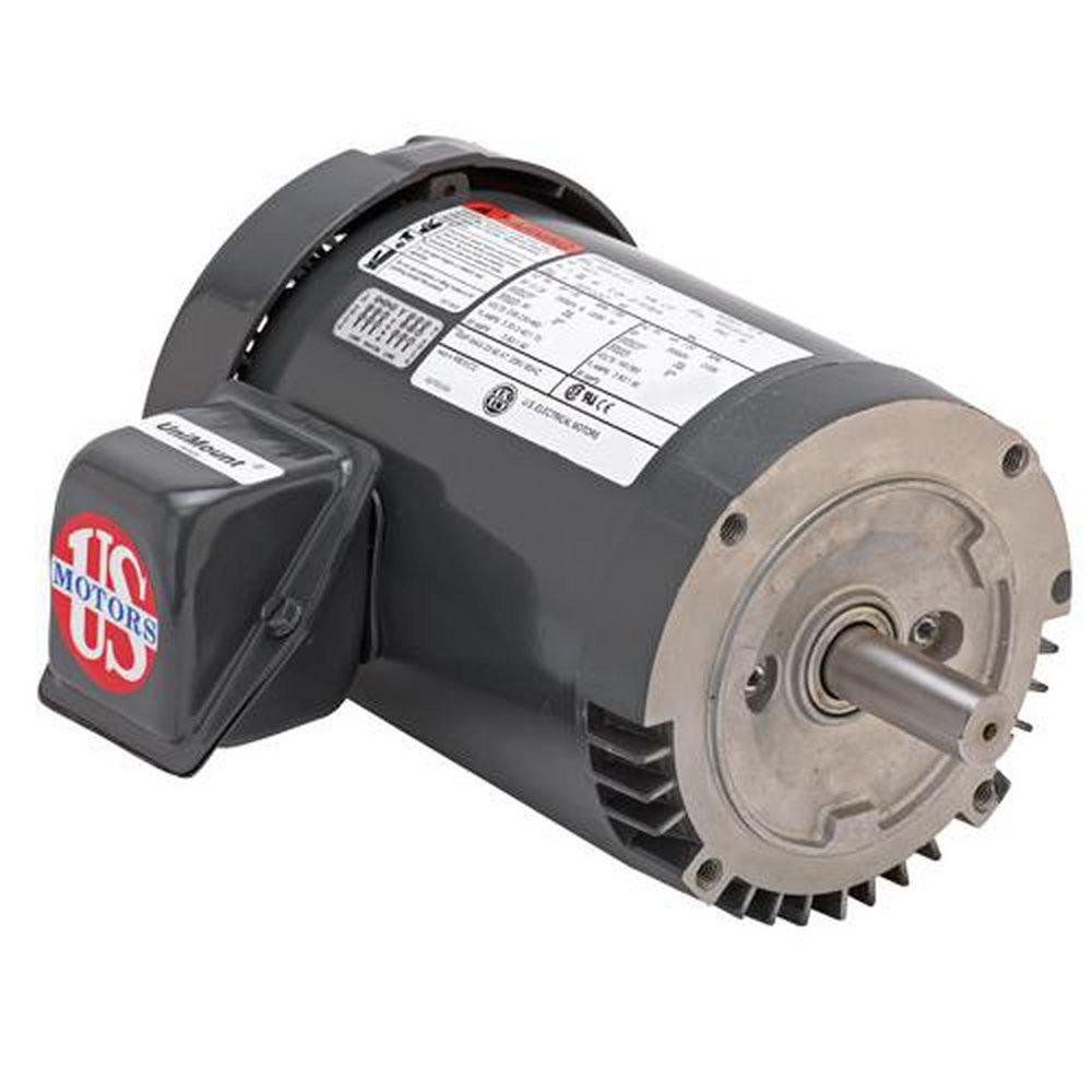 1 HP 1755 & 1440 RPM U1P2DFCR 208-230/460 & 190/380 V 60 & 50 HZ 56C 