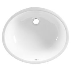 19-1/4 in. Undermount Oval Vitreous China Bathroom Sink in White