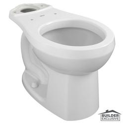 Elongated Floor Mount Toilet Bowl in White