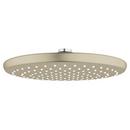 GROHE Brushed Nickel Infinity Finish Single Function Showerhead 