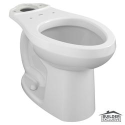 Elongated Floor Mount Bowl Toilet in White