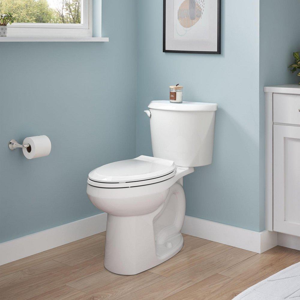 American Standard White Elongated Floor Mount Bowl Toilet 