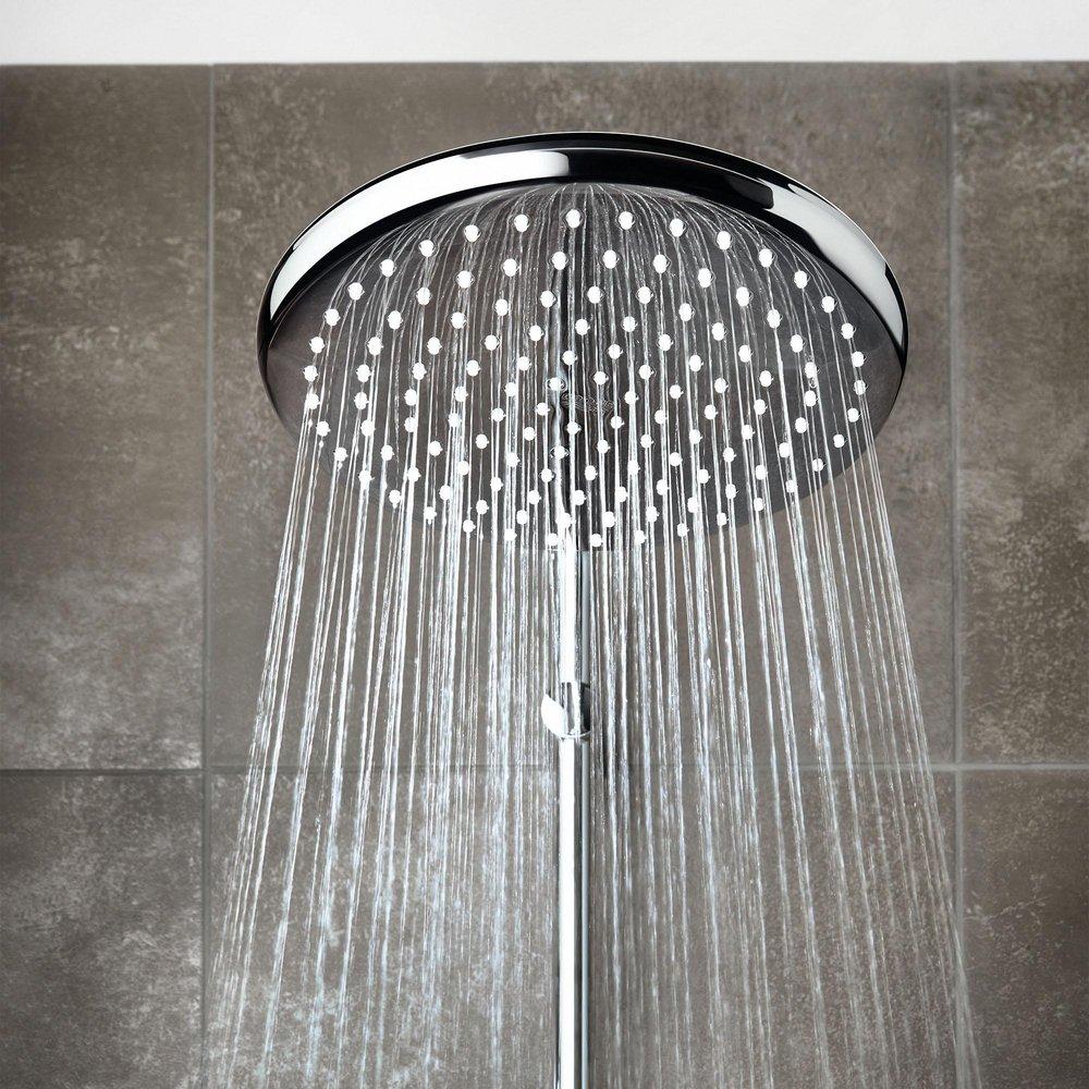 GROHE StarLight Chrome Single Function Showerhead 