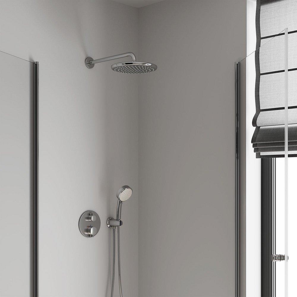 GROHE StarLight Chrome Single Function Showerhead 