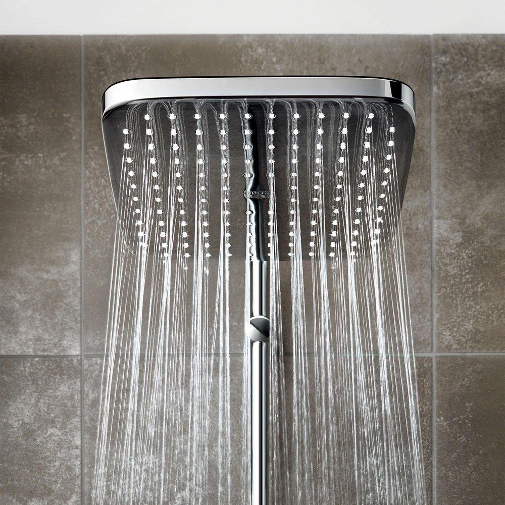 GROHE StarLight Chrome Single Function Showerhead 