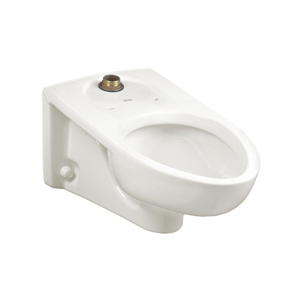 American Standard White Elongated Wall Mount Toilet Bowl 