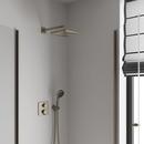 GROHE Brushed Nickel Infinity Finish Single Function Showerhead 