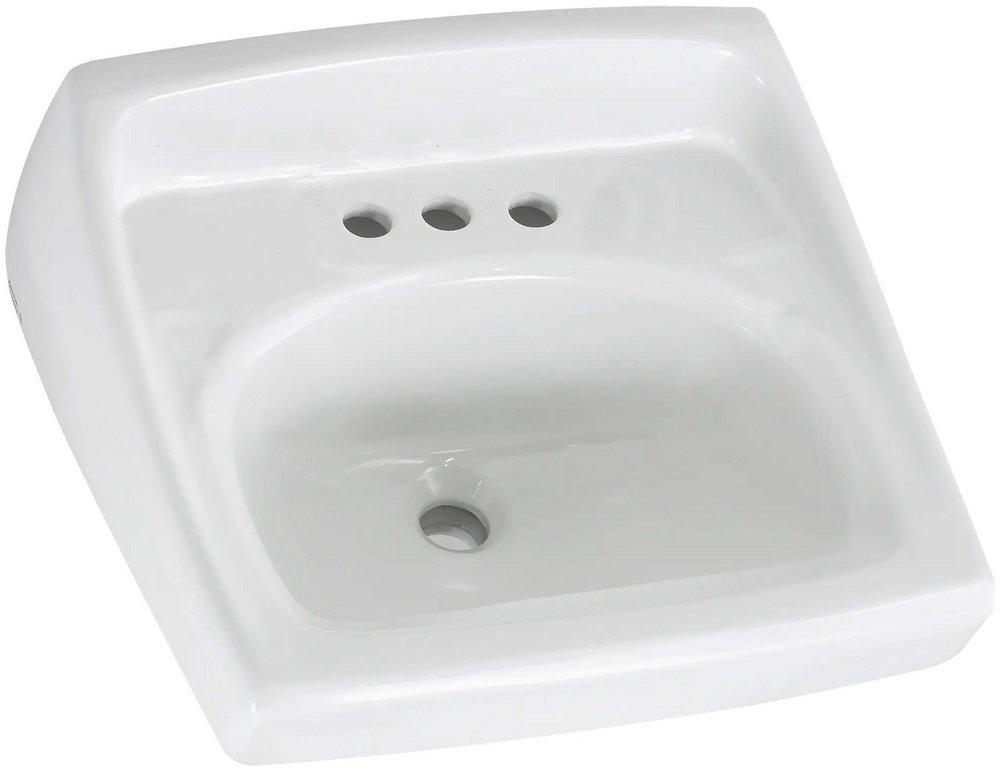 LUCERNE WALL-HUNG SINK WITH 8-INCH WIDESPREAD MADE-IN-MEXICO 