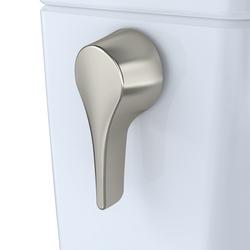 Left-Hand Trip Lever in Brushed Nickel