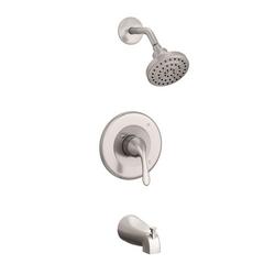 One Handle Single Function Bathtub & Shower Faucet in Brushed Nickel (Trim Only)
