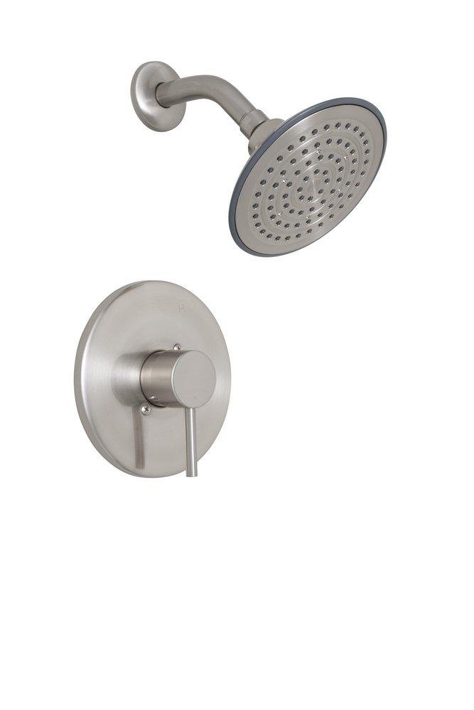 PROFLO&reg; Brushed Nickel Single Handle Shower Faucet Trim Kit 